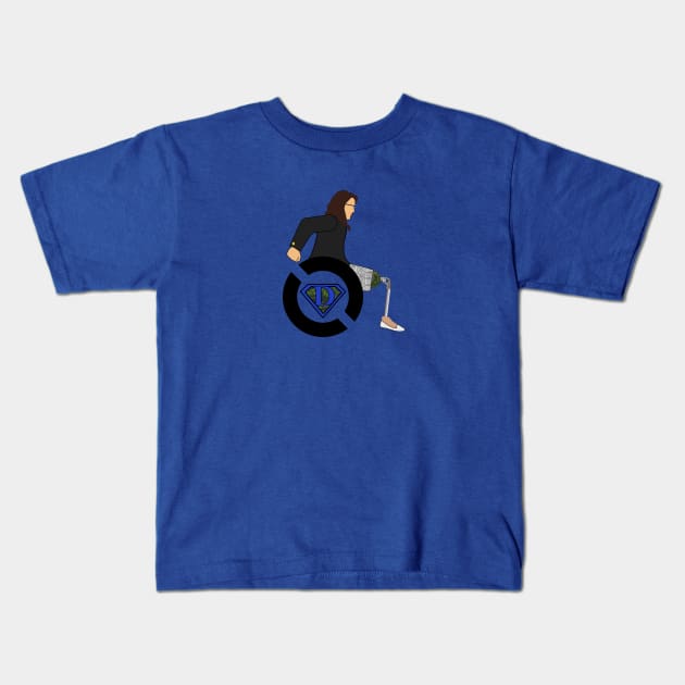 Rolling Tammy Duckworth Kids T-Shirt by RollingMort91